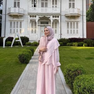 طقم صيفي قطعتين للمحجبات